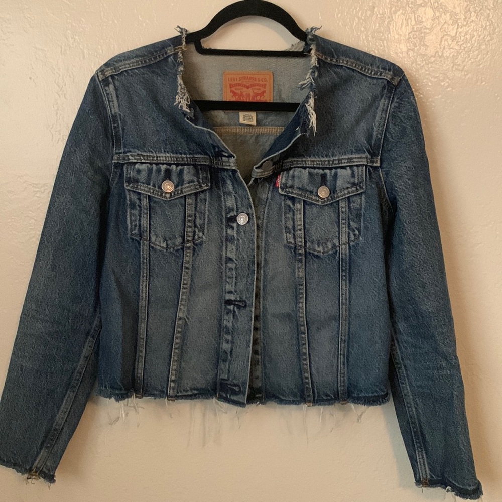 Frayed Levi’s Jean Jacket